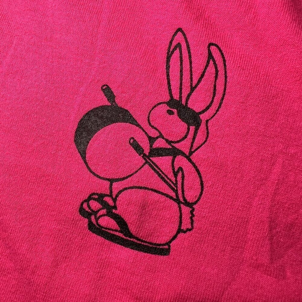 Vintage 90s Graphic T-Shirt Hot Pink AlliedSignal Single Stitch Made USA XL